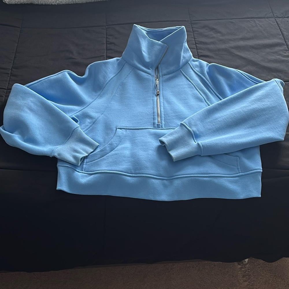 Lululemon Scuba oversized funnel neck half zip.